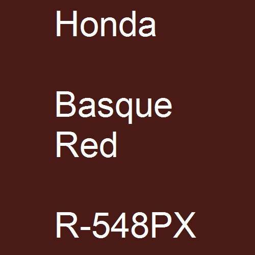 Honda, Basque Red, R-548PX.